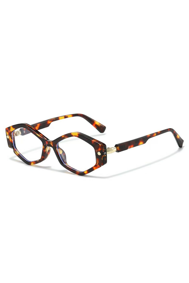 Oversized Studded Hexagon Sunglasses