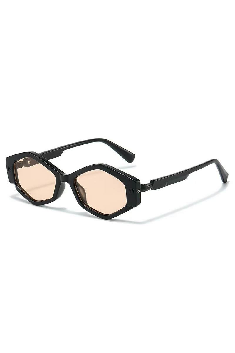 Oversized Studded Hexagon Sunglasses