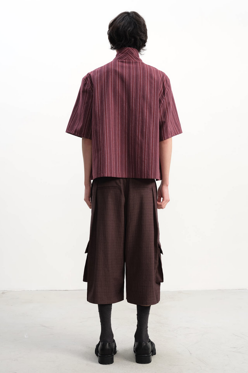 Striped Cotton Linen Shirt