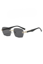 Elegant Rimless Polygon Sunglasses