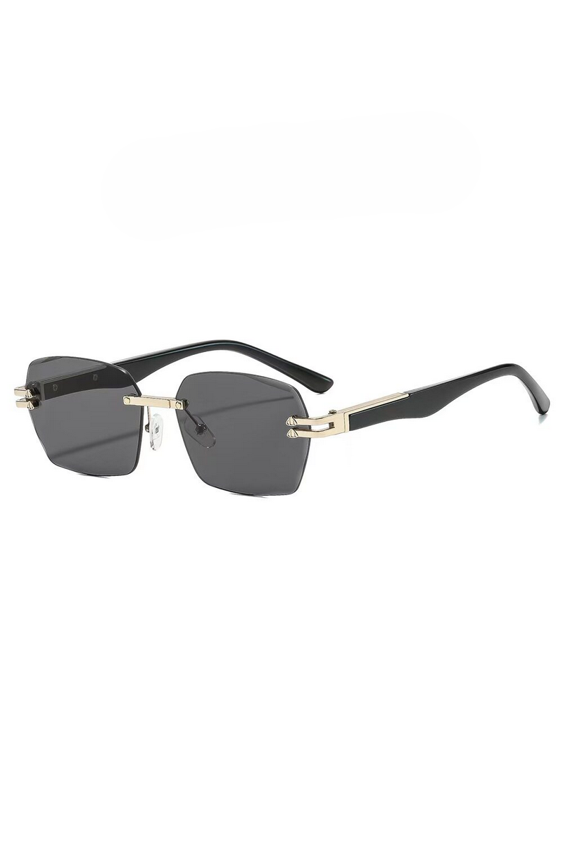 Elegant Rimless Polygon Sunglasses