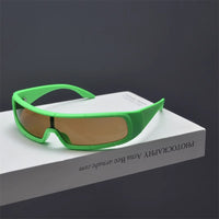 Green Frame Yellow Lens