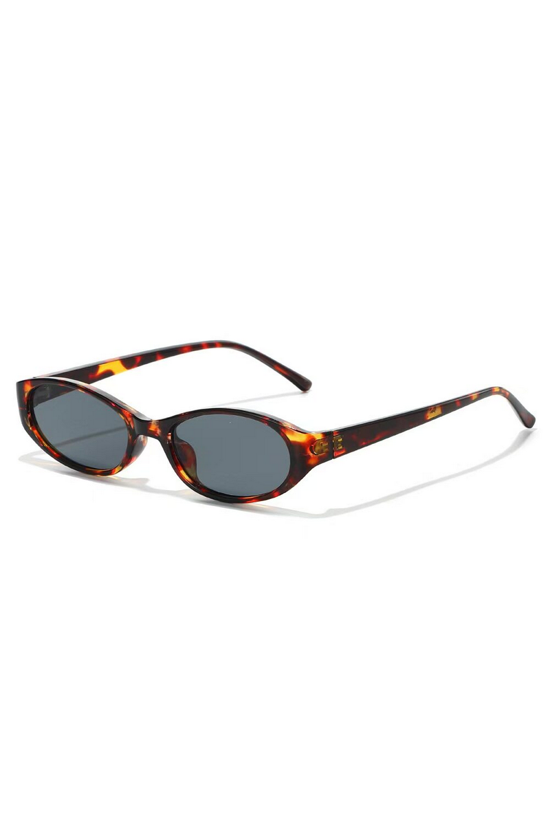 Slim Oval Sunglasses