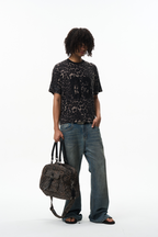 Leopard Number Patch T-Shirt