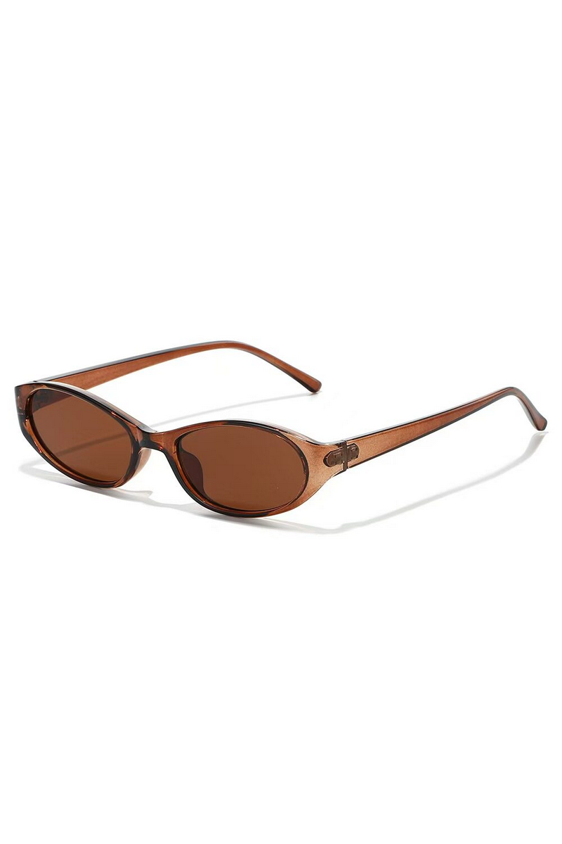 Slim Oval Sunglasses
