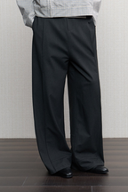 Mesh Panel Relaxed Trousers