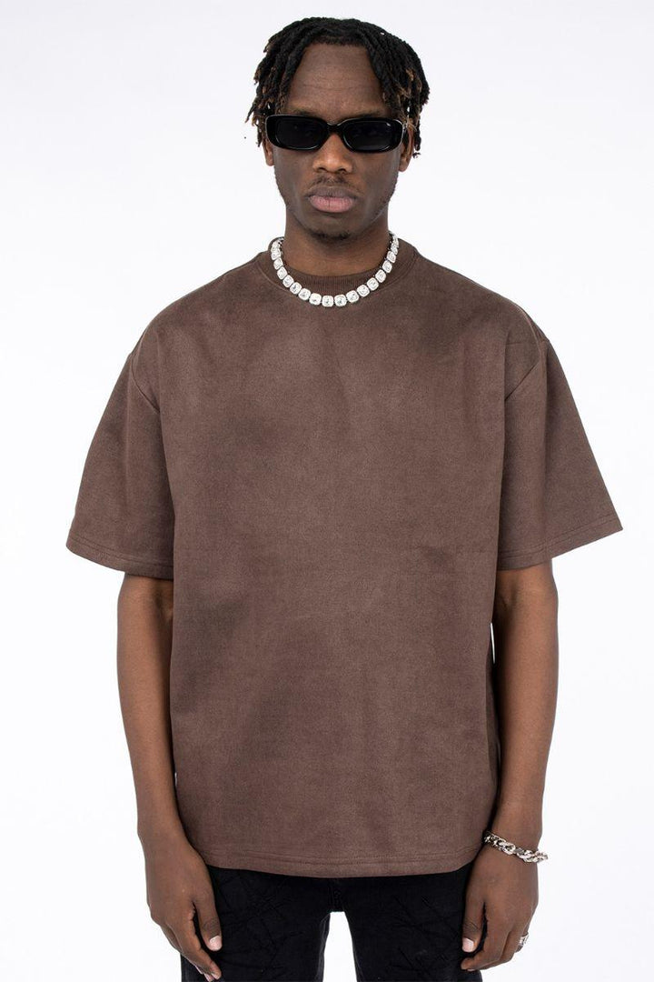 Oversized Suede Tee - EU Only