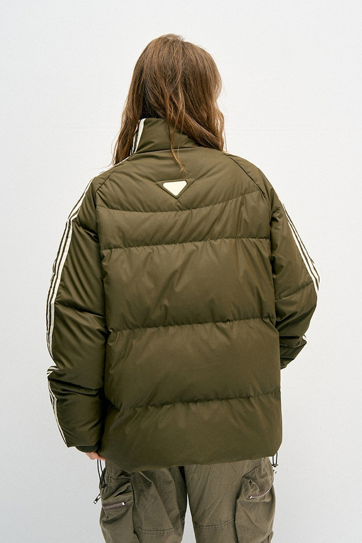 Retro Three-Stripes Down Jacket