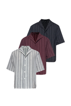 Striped Cotton Linen Shirt