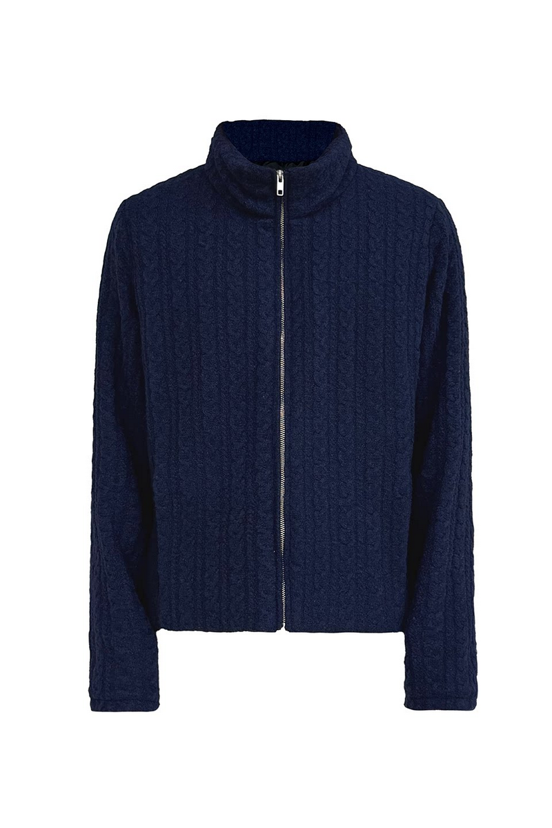 Cable Knit Down Jacket