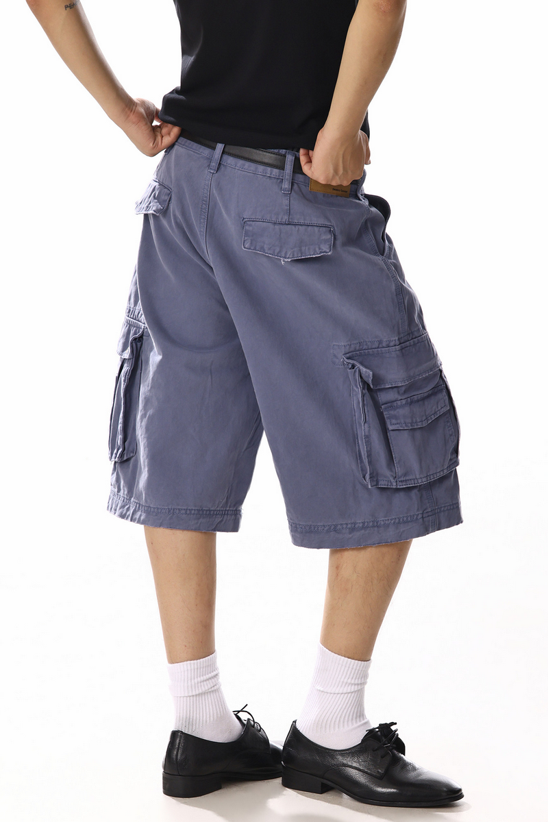 French Workwear Cargo Shorts