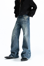Distressed Flare Jeans