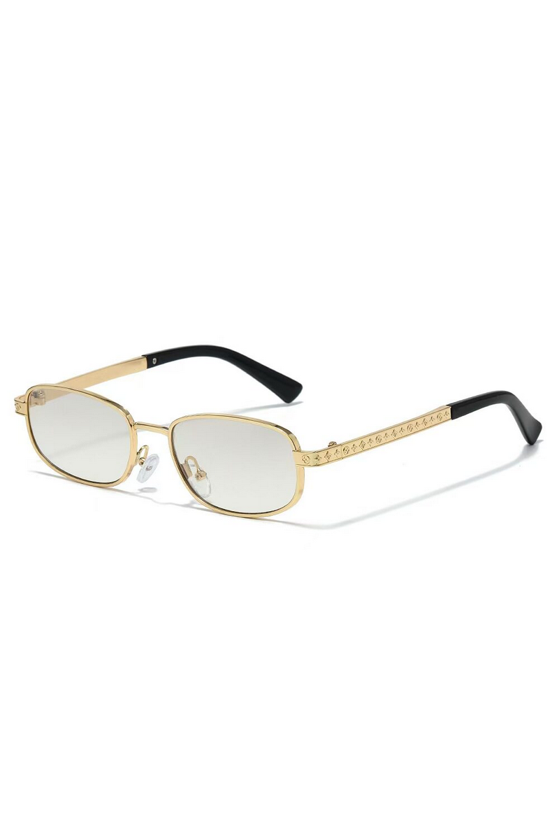 Elegant Printed Temple Sunglasses
