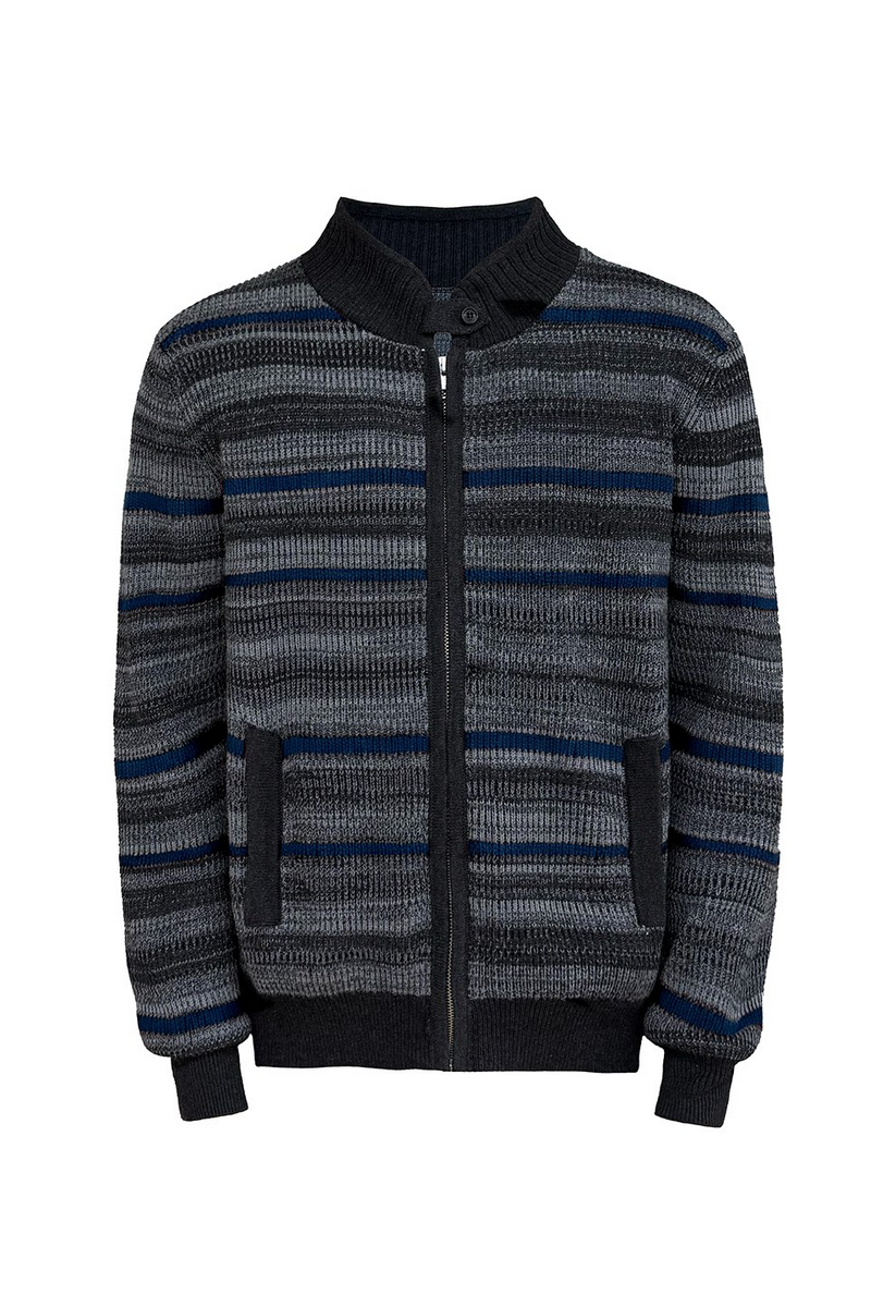 Striped Knit Cardigan