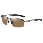 Half Frame Polarized Sport Sunglasses