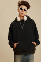 Heavy 455G Washed Distressed Hoodie