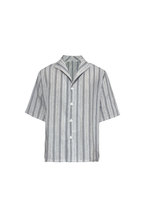 Striped Cotton Linen Shirt