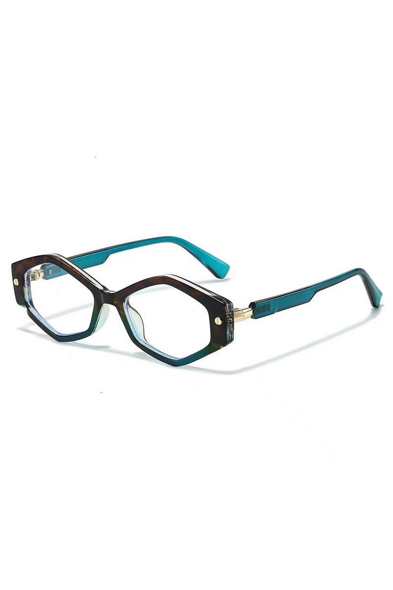 Oversized Studded Hexagon Sunglasses