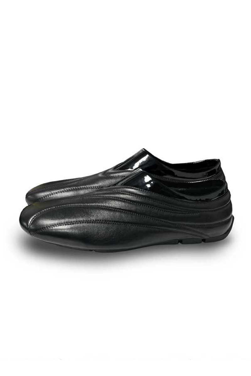 Streamlined Leather Casual Shoes