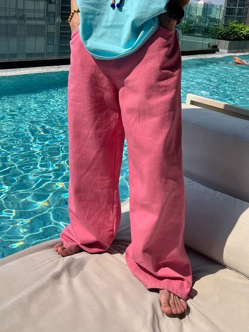 Colorful Wide Jeans
