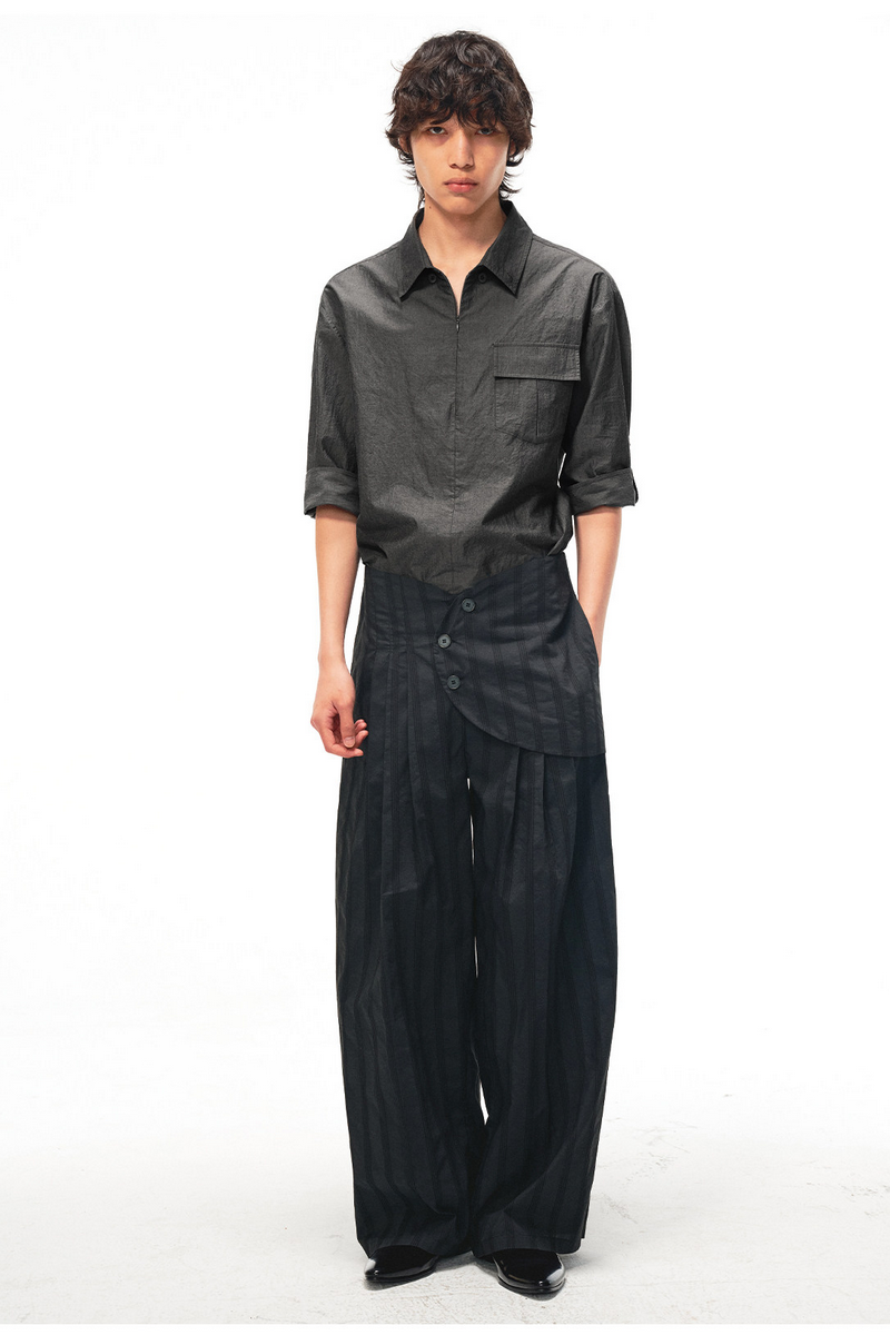 Half Zip Utility Shirt