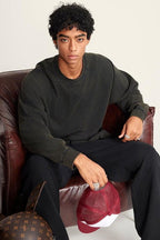 Raglan Sleeve Vintage Crew
