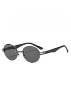 Rimless Oval Sunglasses