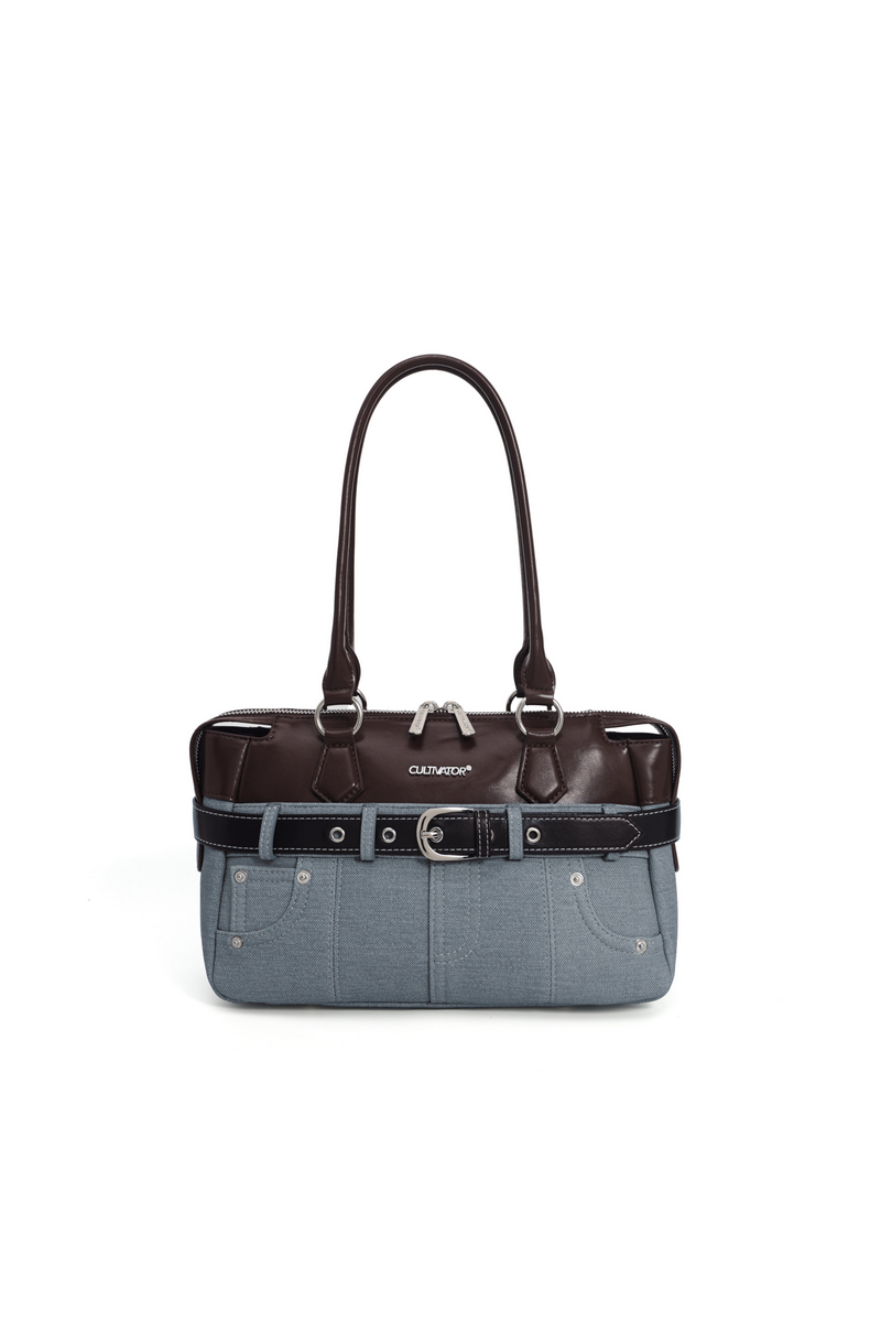 Retro Colorblock Bowling Bag