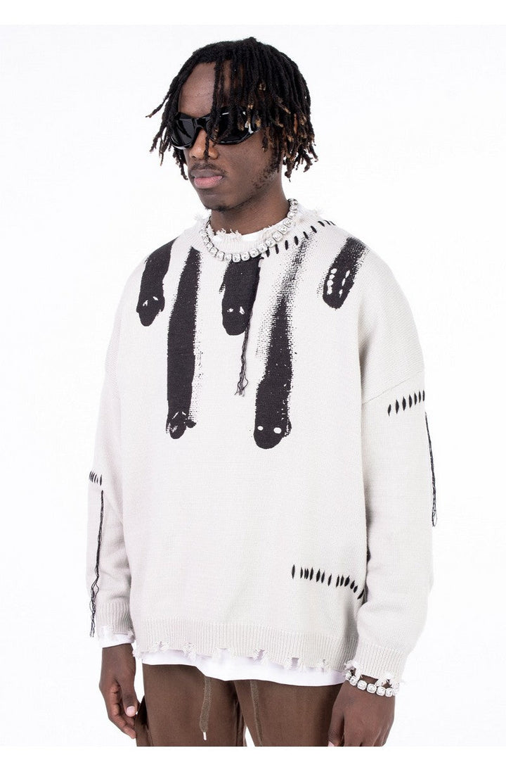Painted Knit Sweater - EU Only