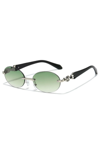 Silver Frame With Double Green Film