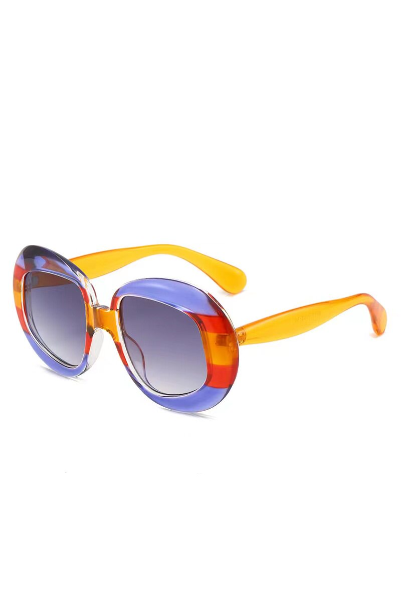 Irregular Oval Sunglasses