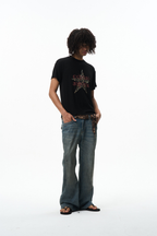Washed Flared Jeans