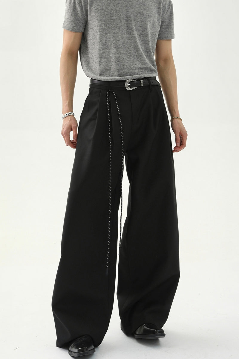 Minimalist Straight-Leg Trousers