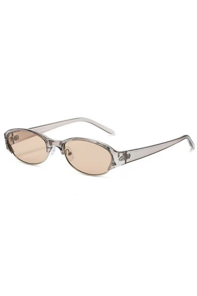 Elegant Slim Oval Sunglasses