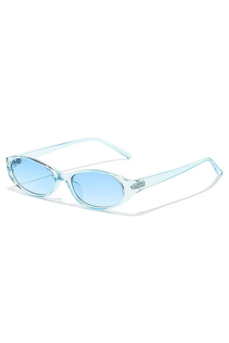 Slim Oval Sunglasses