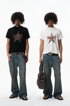 Leopard Star Graphic T-Shirt