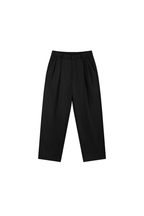 Double Pleat Tapered Pants