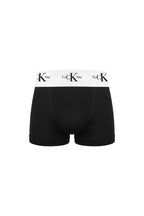 Men's Graphic Boxer Briefs — Black, product view on white background