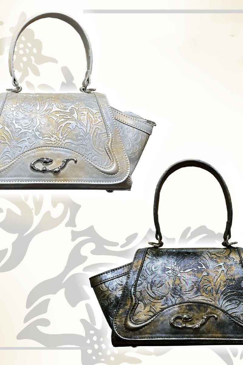 Embossed Flowers Bag