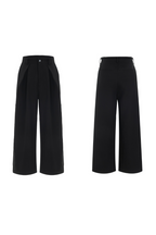 Embroidered Pleated Vintage Trousers
