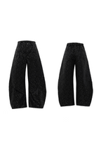 Glitter Pleated Blade Trousers