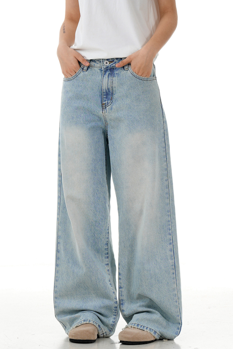 Gradient Straight Fit Jeans