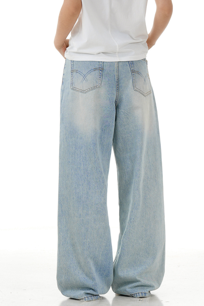 Gradient Straight Fit Jeans