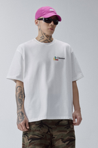 Heavyweight Slogan Couple T-Shirt