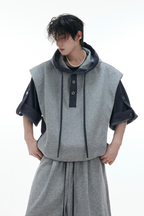 Hooded Panel Design Tee