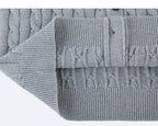 Heather Grey cardigan ribbed cuff and hem