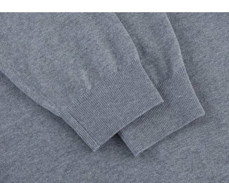 Heather Grey sweater cuff detail