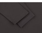 Dark Brown Henley sleeve hem detail
