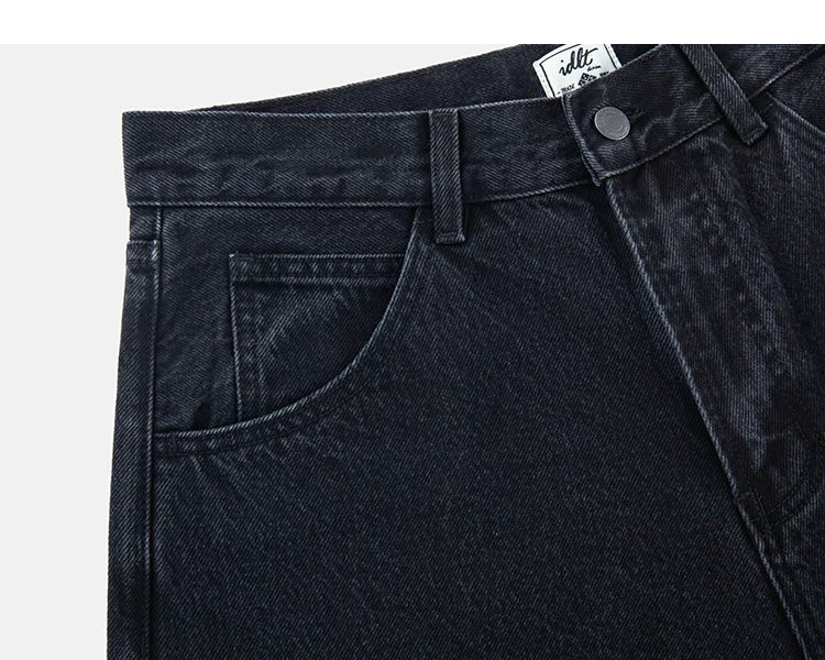 Dark Grey denim pocket stitching
