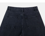 Dark Grey denim back pockets
